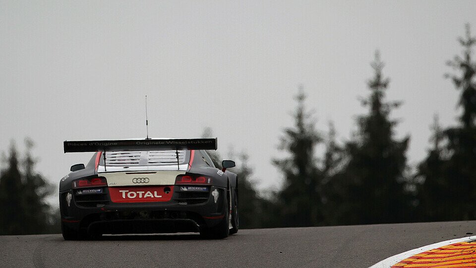 Die Konkurrenz bekam vom Audi R8 LMS nur das Heck zu sehen, Foto: Audi
