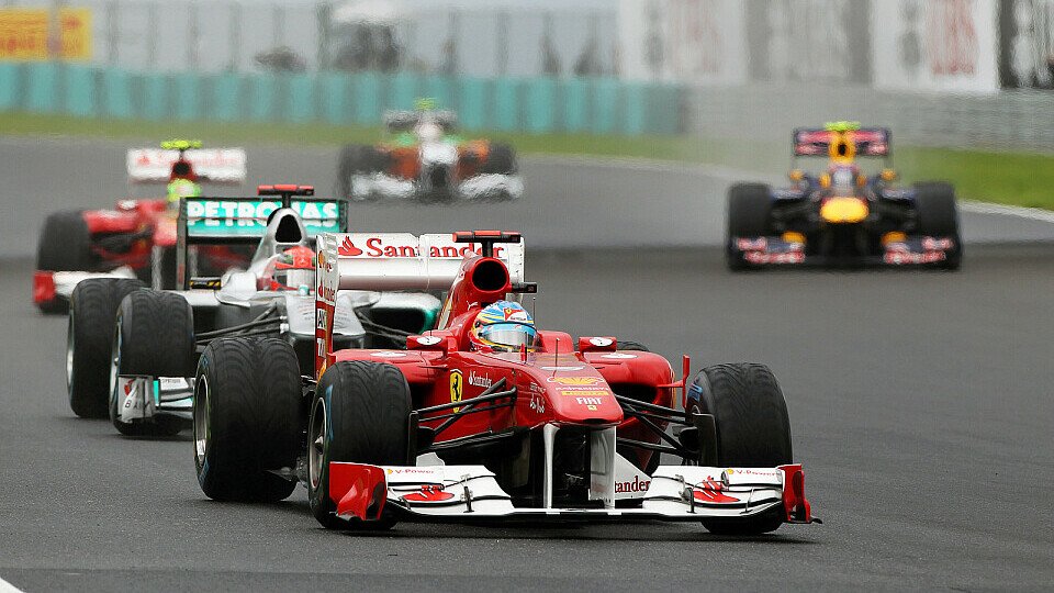 Die Bedingungen halfen Ferrari nicht, Foto: Sutton