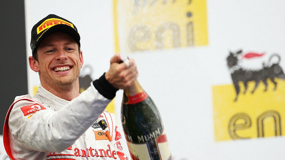Jenson Button fuhr in Ungarn sein 200. Formel-1-Rennen, Foto: Sutton