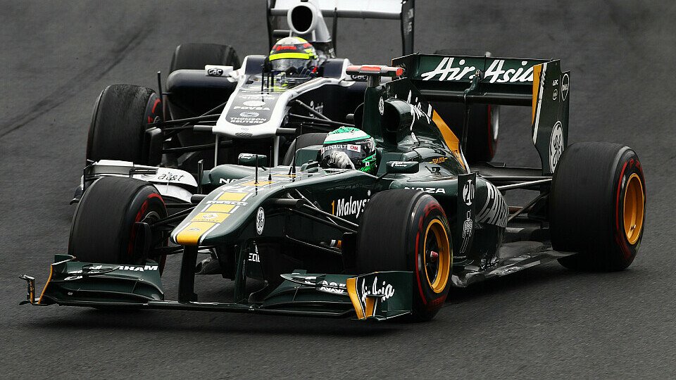 Manchmal kann Heikki Kovalainen in diesem Jahr mit seinem Lotus sogar den etablierten Mittelfeld-Teams vor der Nase herumfahren, Foto: Sutton