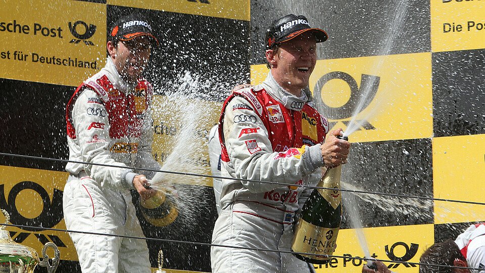 Mattias Ekström siegte erstmals nach 15 Monaten wieder, Foto: Audi