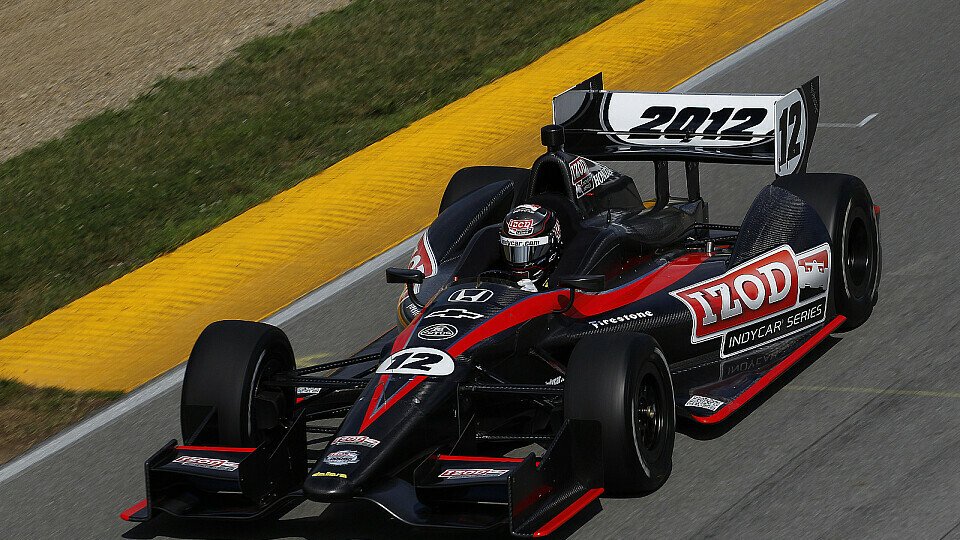 Dan Wheldon hat das neue Auto bereits getestet, Foto: IndyCar