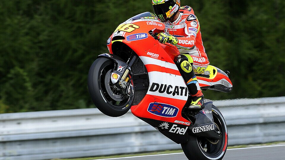 Valentino Rossi war mit seiner Qualifikation durchaus zufrieden, Foto: Milagro