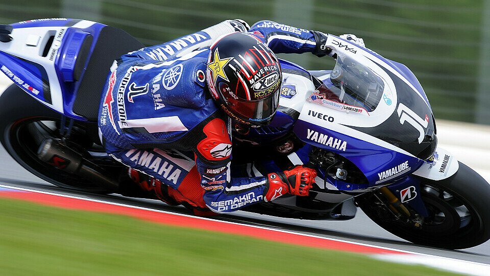 Jorge Lorenzo hatte Casey Stoner etwas entgegenzusetzen, Foto: Yamaha