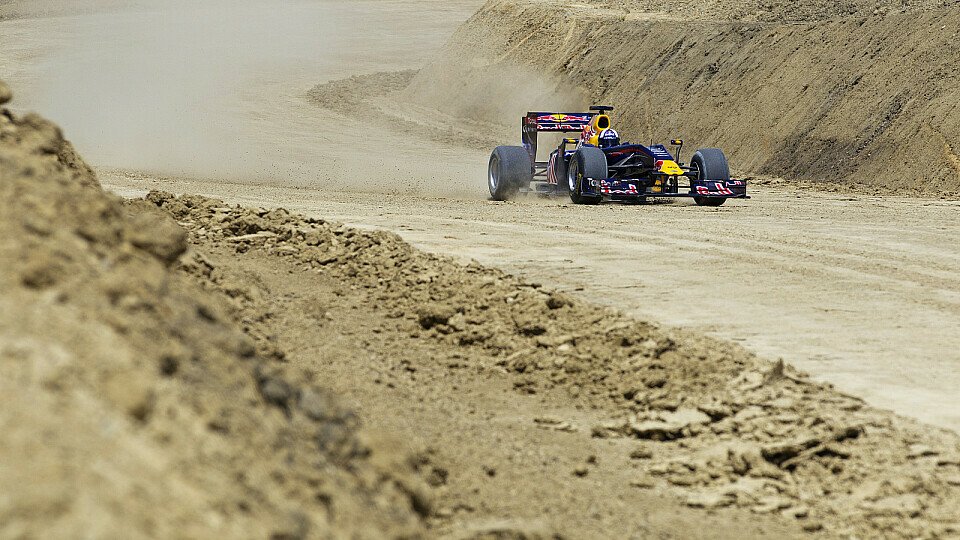 David Coulthard nahm die neue Strecke bereits unter die Räder, Foto: Red Bull