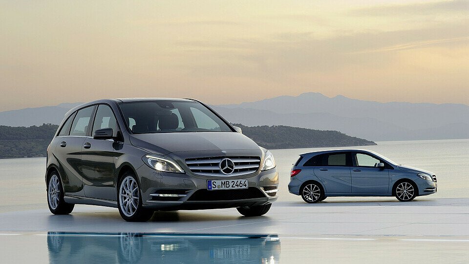 Ausgezeichnete Aerodynamik mit neuen Bestwerten: Mercedes-Benz B-Klasse, Foto: Daimler AG