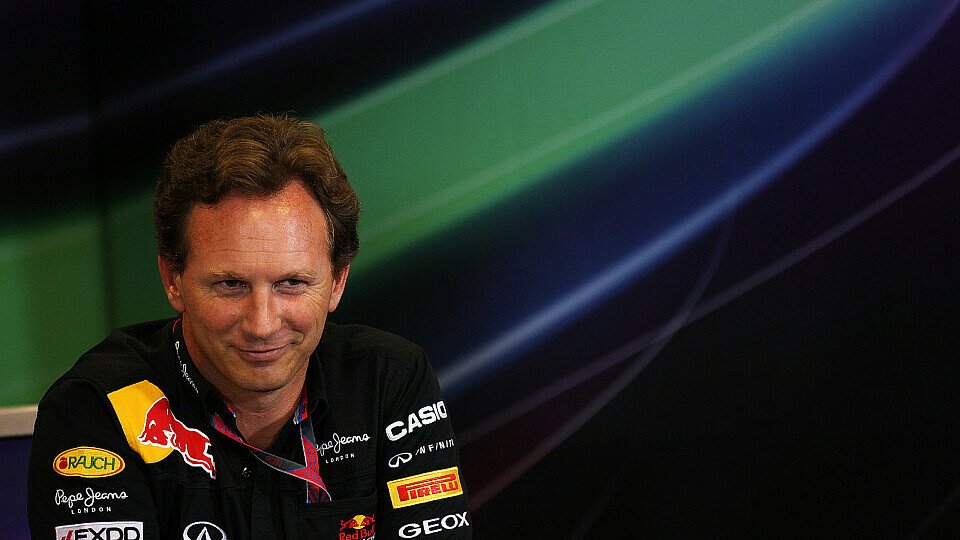 Christian Horner kann der Ferrari-Ankündigung nicht viel abgewinnen, Foto: Sutton