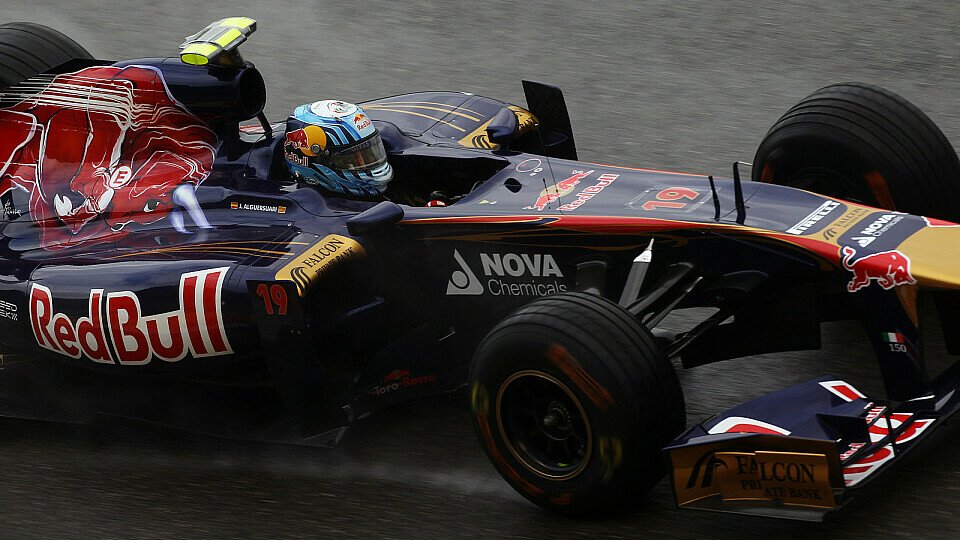 Jaime Alguersuari überzeugte im Regen von Spa mit Startplatz sechs, Foto: Sutton