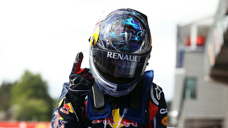 Sebastian Vettel konnte trotz Reifenproblemen in Spa triumphieren, Foto: Sutton