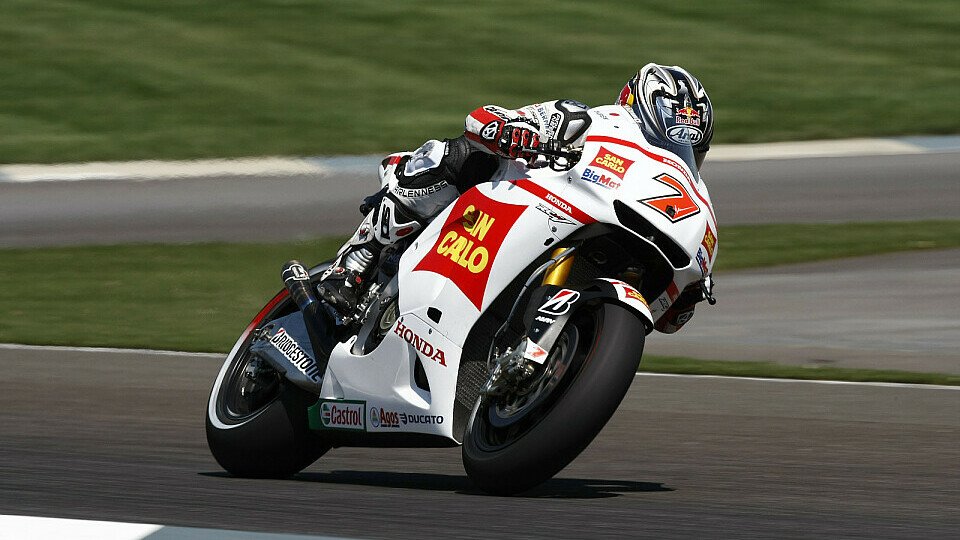 Hiroshi Aoyama war am Ende nicht komplett glücklich, Foto: Honda