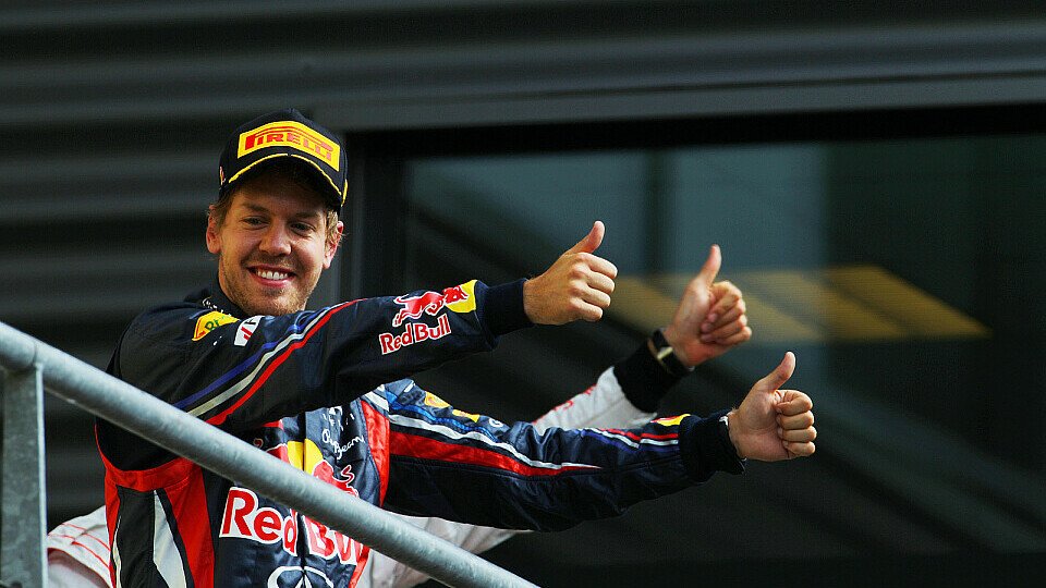 Sebastian Vettel setzte voll auf Sieg, Foto: Pirelli
