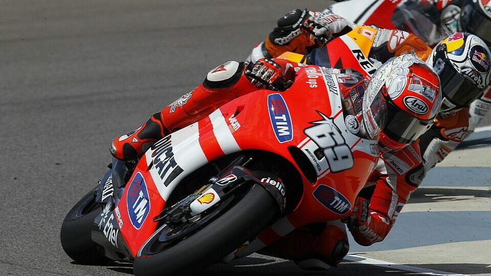 Nicky Hayden fühlte sich auf dem neuen Bike gut, Foto: Milagro