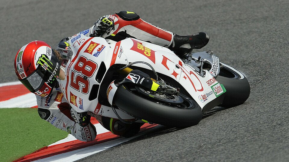 Marco Simoncelli sollte es ins Ziel schaffen, Foto: Milagro