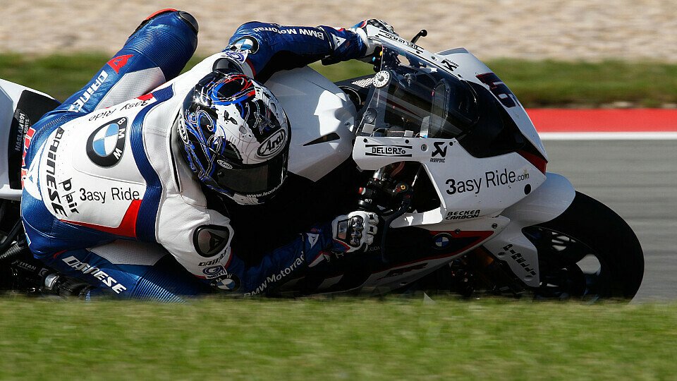 Leon Haslam hatte kein Glück, Foto: BMW Motorrad Motorsport