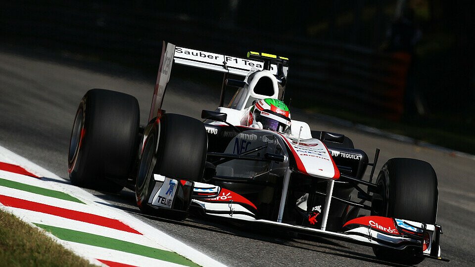 Sergio Perez fuhr nach eigenen Angaben am absoluten Limit, kam aber trotzdem nur auf Rang 15, Foto: Sutton