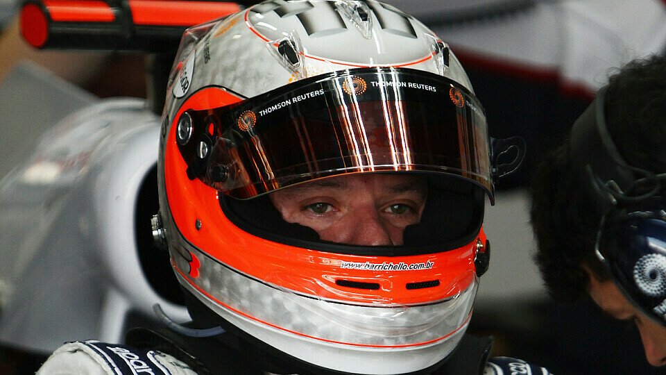 Bei Rubens Barrichello und Williams lief am ersten Tag in Singapur noch nicht alles glatt, Foto: Sutton