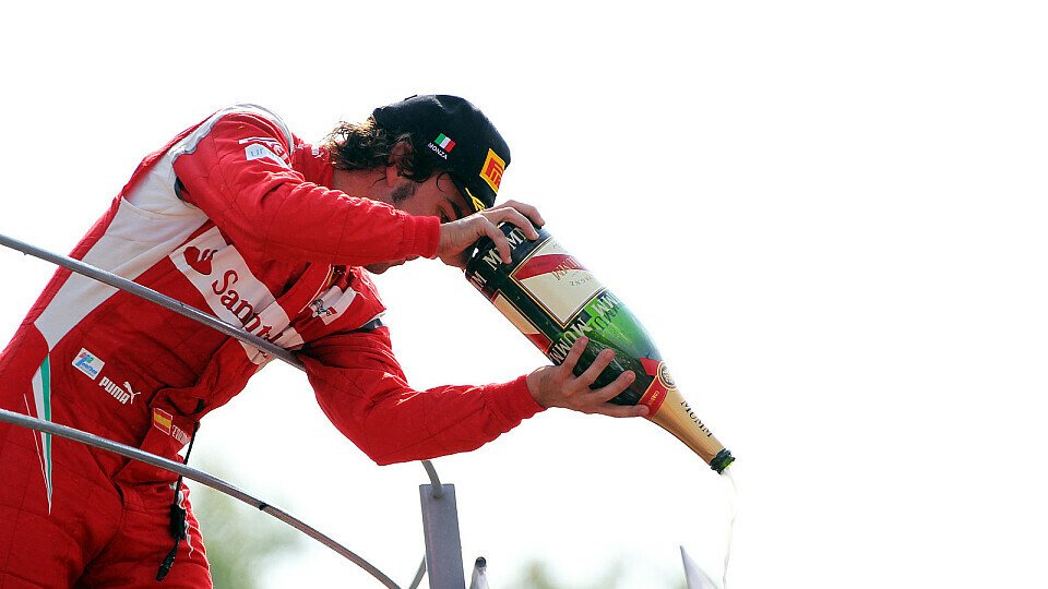 Fernando Alonso: Flasche leer, Titel weg, Foto: Sutton