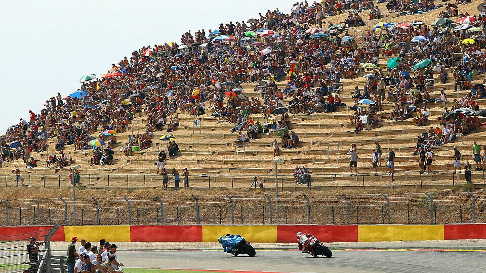 Wie wird das Wetter für das MotoGP-Rennen in Aragon?, Foto: Rizla Suzuki