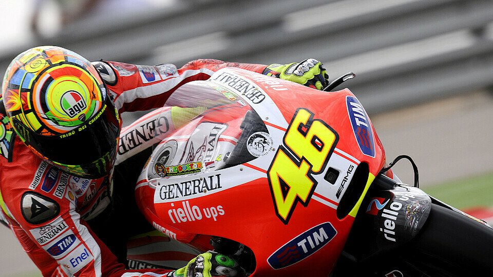 Valentino Rossis Reifen waren am Ende des Rennens komplett zerstört, Foto: Milagro