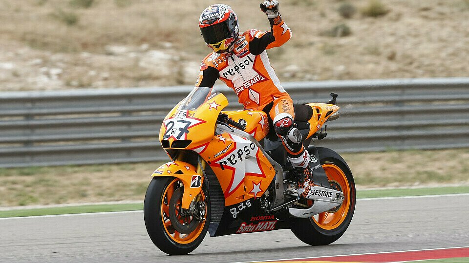 Casey Stoner bewies die Leistung der Reifen, Foto: Honda Pro Images