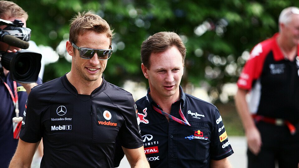 Christian Horner ist von Jenson Button beeindruckt, Foto: Sutton