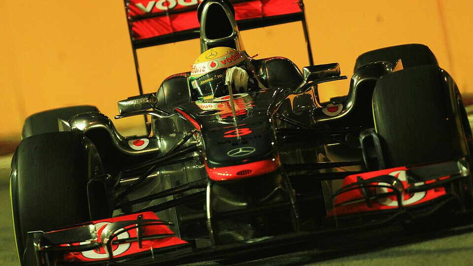 Lewis Hamilton hadert noch mit dem Setup seines MP4-26, Foto: Sutton