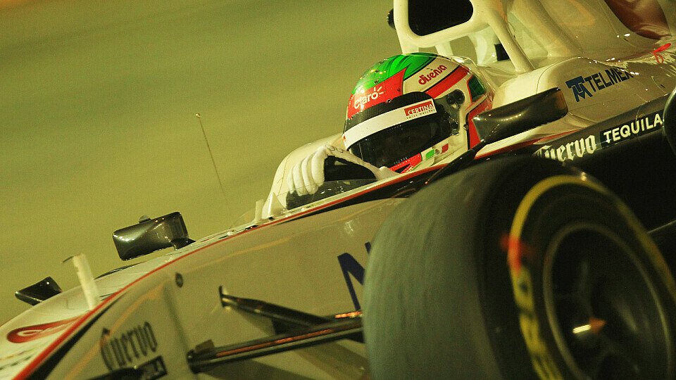 Sergio Perez sollte die Strecke in Singapur kennenlernen, Foto: Sutton