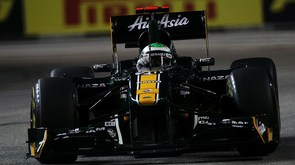 Heikki Kovalainen rechnete mit einem schwierigen Rennen in Singapur, sollte es Regen geben, Foto: Sutton
