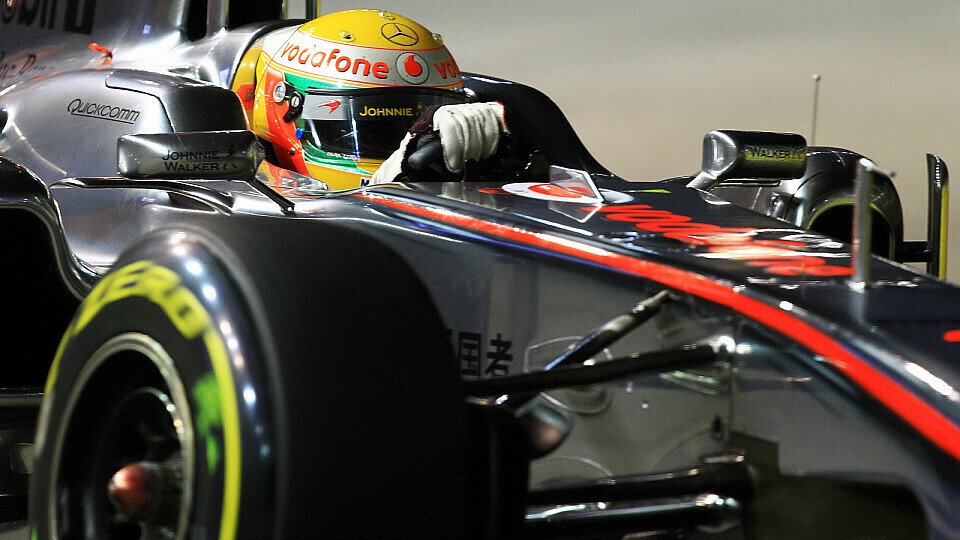 Lewis Hamilton blickt am Sonntag nur nach vorne, Foto: Sutton