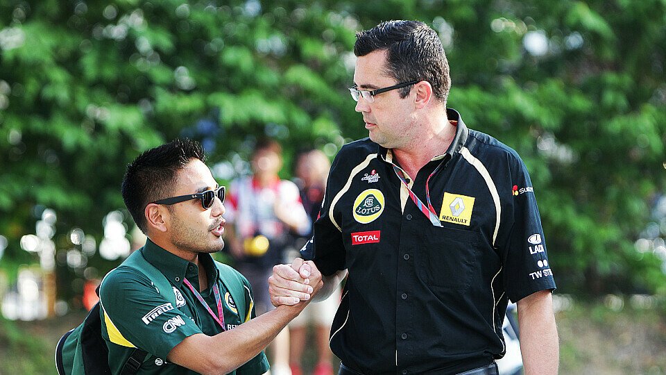 Das Team Lotus und Renault müssen sich noch etwas gedulden, Foto: Sutton