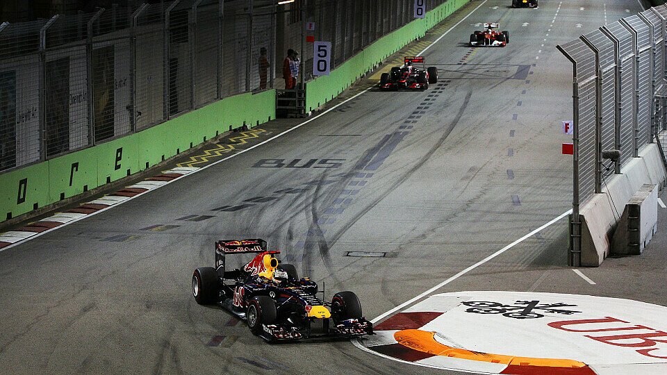 Sebastian Vettel hatte in Singapur alles unter Kontrolle, Foto: Sutton