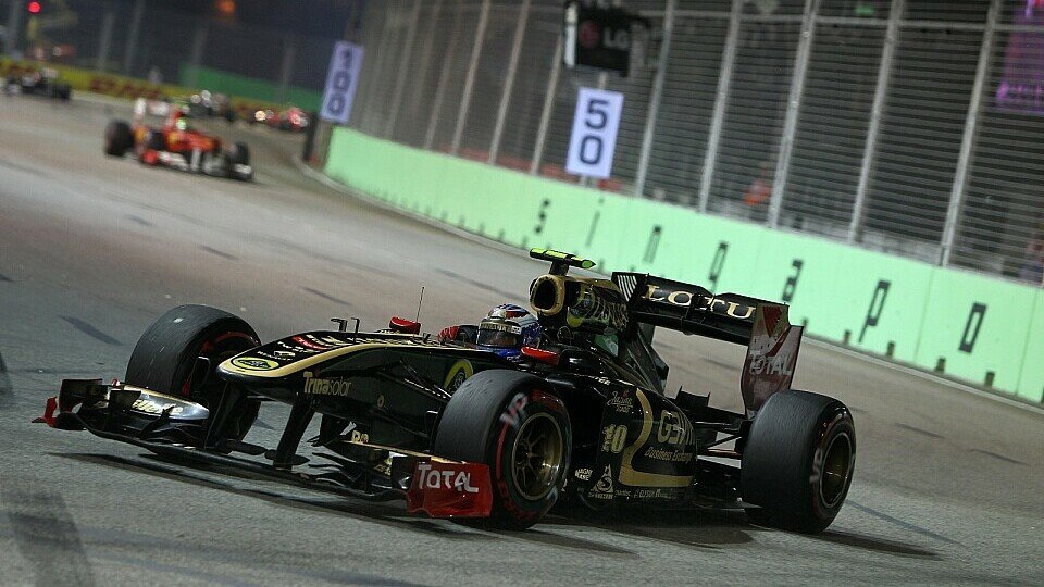 Lotus Renault GP erlebte ein schwieriges Wochenende in Singapur, Foto: Lotus Renault