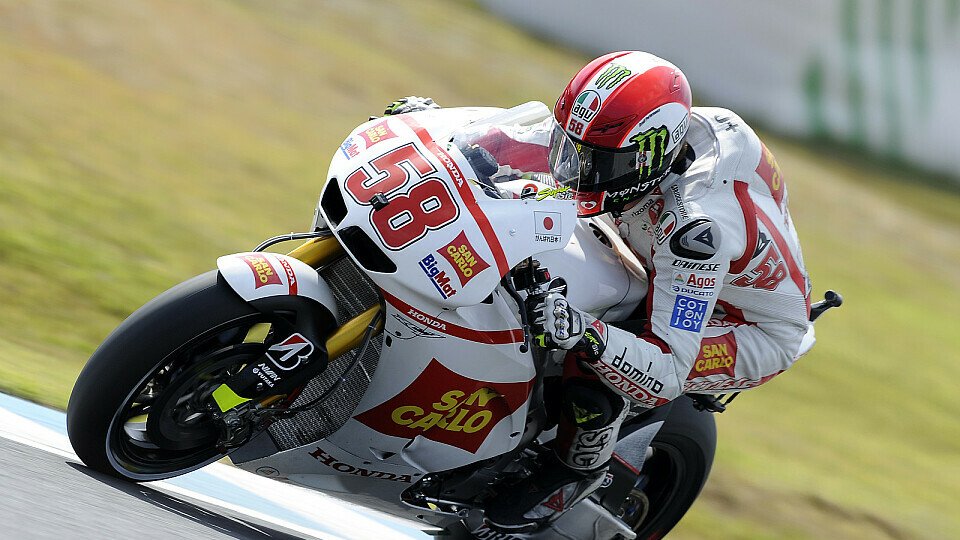 Marco Simoncelli machte sich selbst das Leben schwer, Foto: Milagro