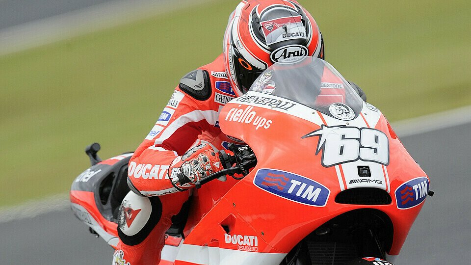 Nicky Hayden schloss das Rennen als Siebter ab, Foto: Milagro