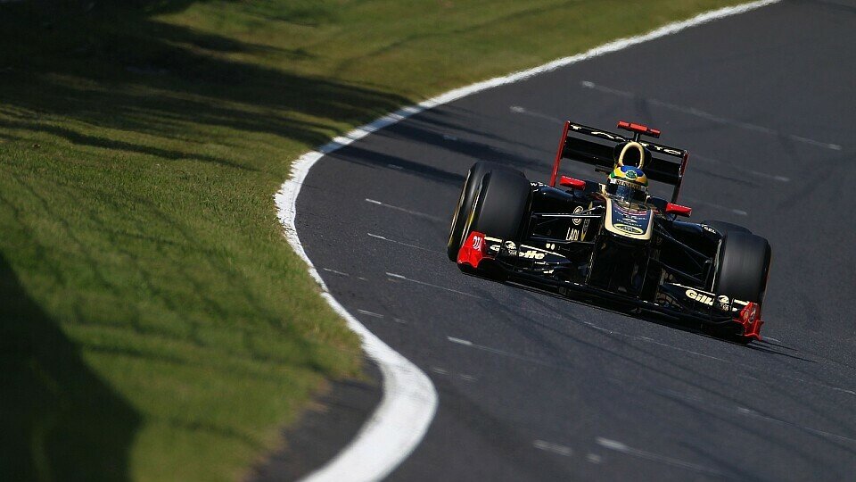 Nach den Problemen vom Samstag hofft Bruno Senna im Rennen in Suzuka auf Punkte, Foto: Lotus Renault