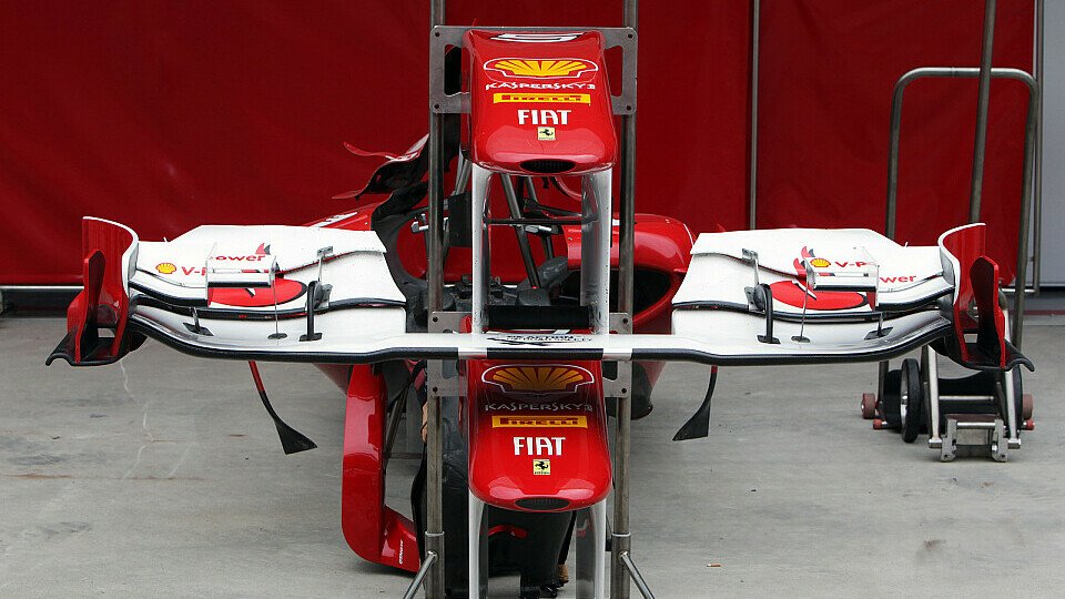Ferrari ist mit dem in Korea erstmal zum Einsatz gebrachten Frontflügel zufrieden., Foto: Sutton