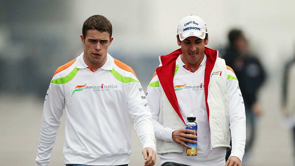 Adrian Sutil war nach dem Qualifying nicht gut auf seinen Teamkollegen Paul di Resta zu sprechen, Foto: Sutton