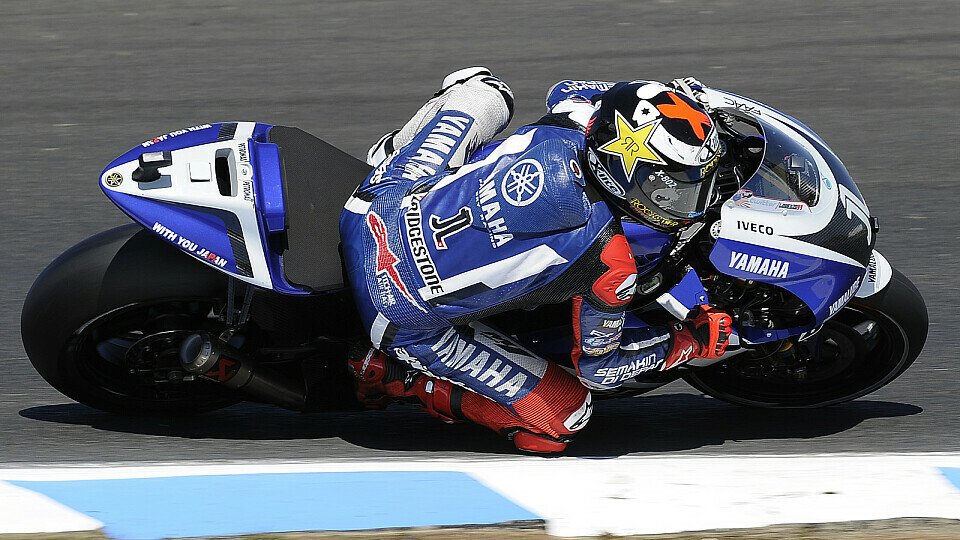 Jorge Lorenzo sieht Casey Stoner fast außer Reichweite, Foto: Milagro Jorge Lorenzo sieht Casey Stoner fast außer Reichweite, Foto: Milagro