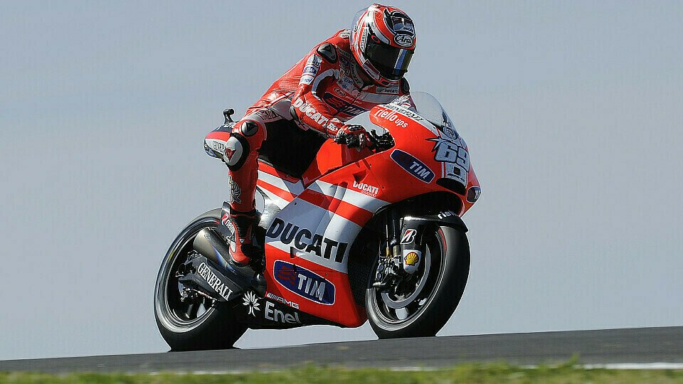 Nicky Hayden fühlte sich seit Langem wieder auf der Ducati gut, Foto: Ducati