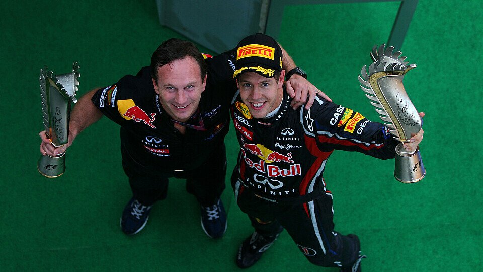 Christian Horner weiß, was er an Sebastian Vettel hat, Foto: Pirelli