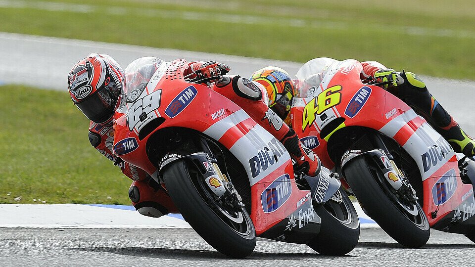 Valentino Rossi und Nicky Hayden sollen ein gutes Rennen zeigen können, Foto: Ducati