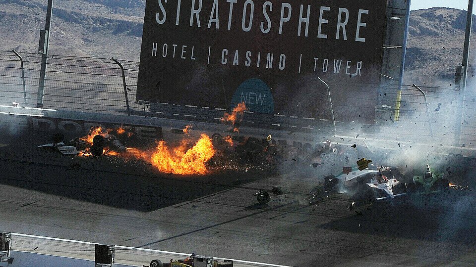 Dan Wheldon überlebte den Horrorcrash von Las Vegas nicht, Foto: Sutton