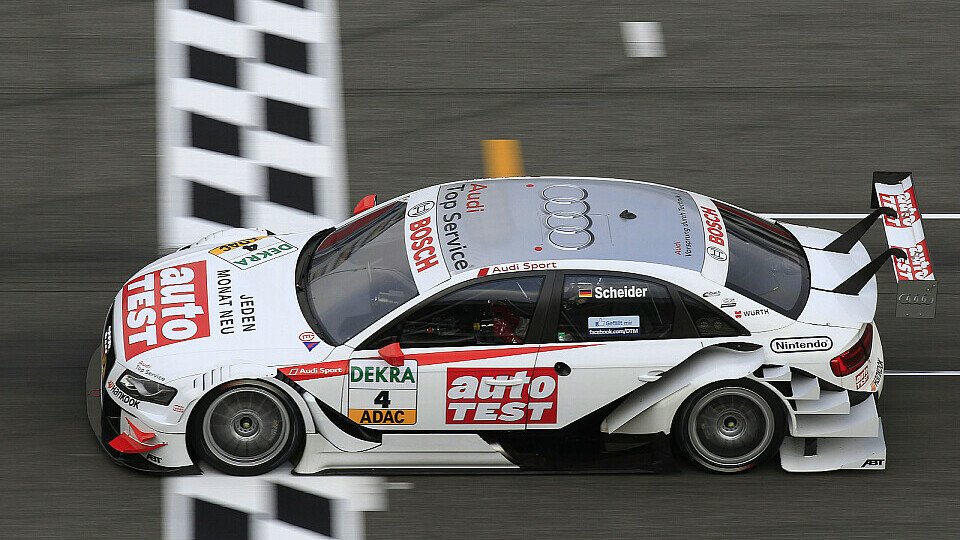 Timo Scheider landete auf Platz 5, Foto: Audi