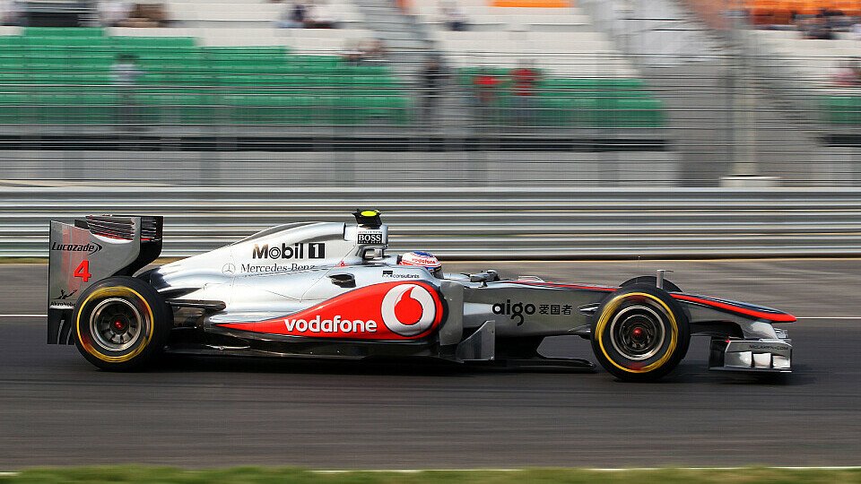 Jenson Button hatte nicht mit so schnellen Ferraris gerechnet, Foto: Sutton