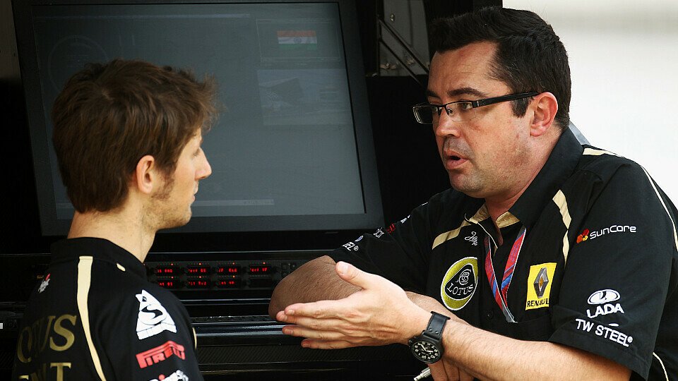 Eric Boullier nutzt Romain Grosjean als Druckmittel auf die Stammpiloten, Foto: Sutton