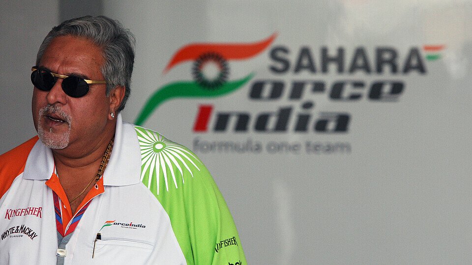 Force India freute sich über ein gutes Ergebnis, Foto: Sutton