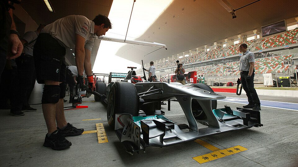 Mercedes arbeitete erneut am schnellsten an der Box, Foto: Mercedes