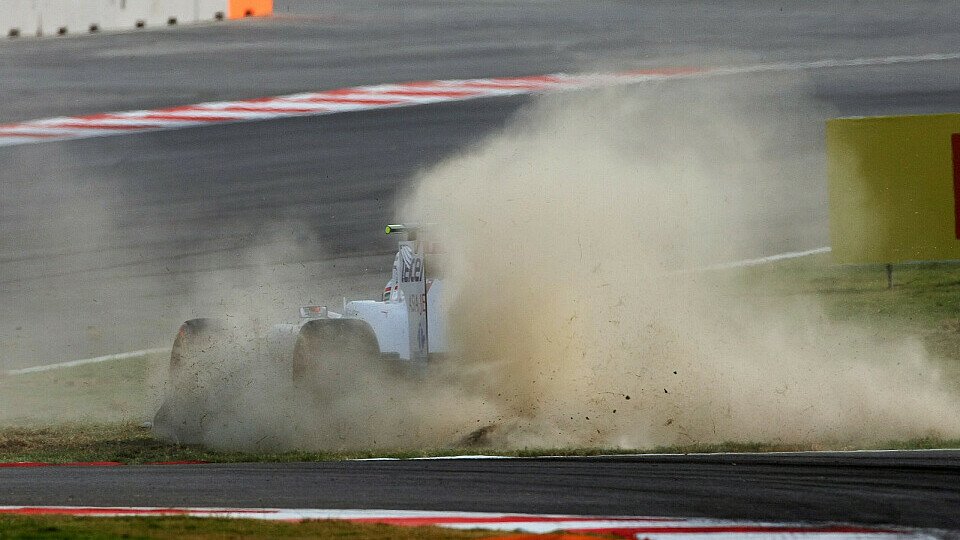 Der Indien GP: neu und doch schon verstaubt, Foto: Sutton Der Indien GP: neu und doch schon verstaubt, Foto: Sutton