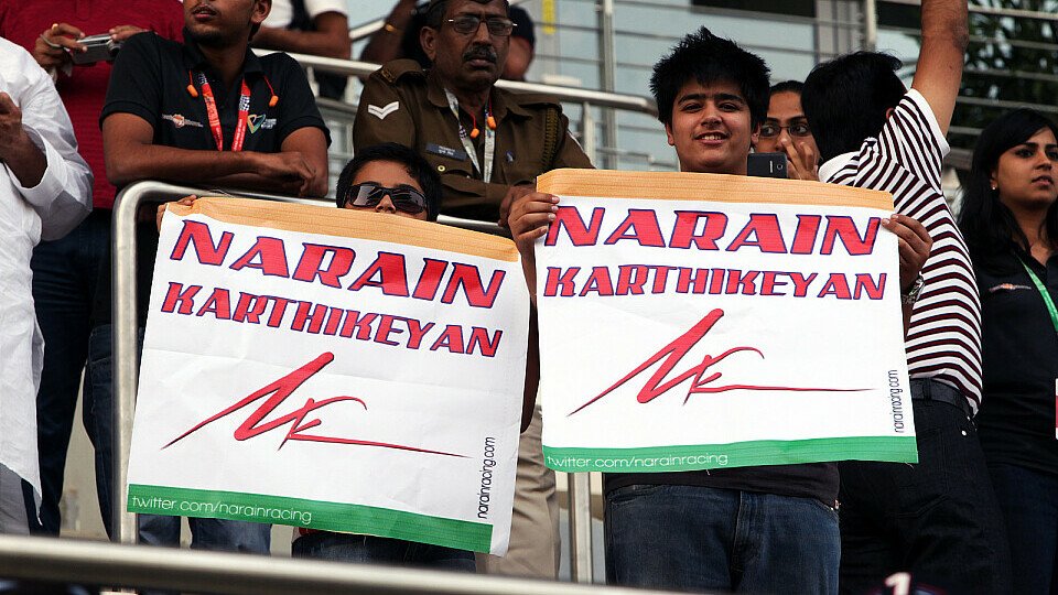 Die Formel 1 reiste 2011 erstmals nach Neu Delhi zum Indien GP, Foto: Sutton
