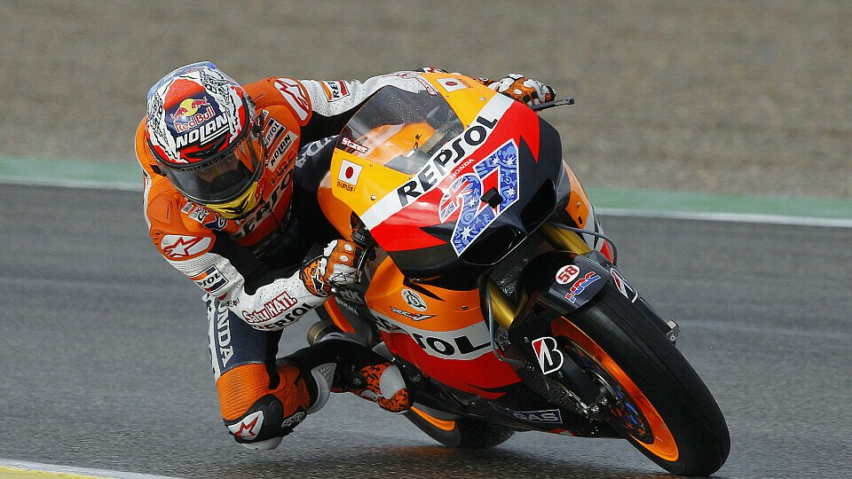 Casey Stoner hat noch nicht am Setup gearbeitet, Foto: Repsol Honda